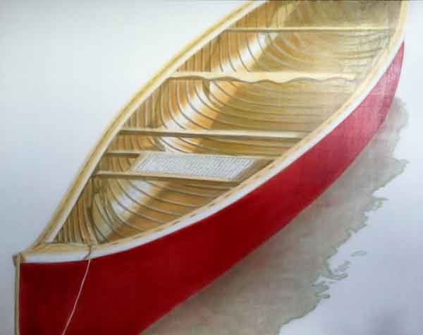 Red Canoe #11 In Progress