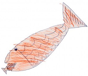 Big Fish Eats Little Fish by Grace Tanton-Nuxoll