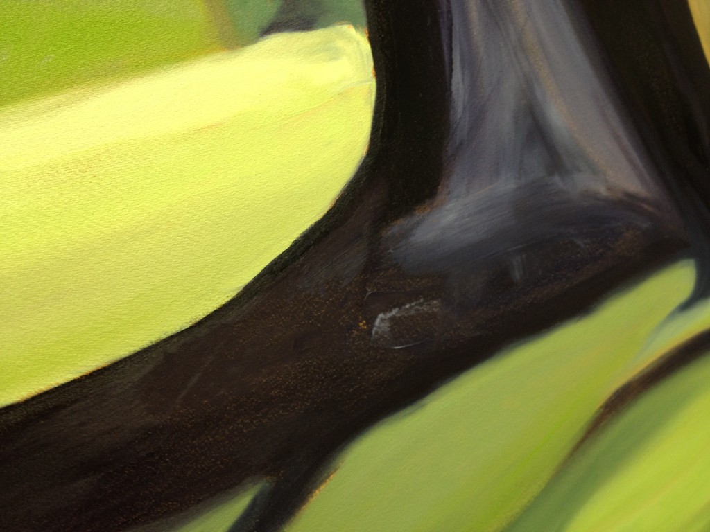 "The Portal - Detail" ©2012 Janice Tanton. Oil on canvas. 72" x 96"